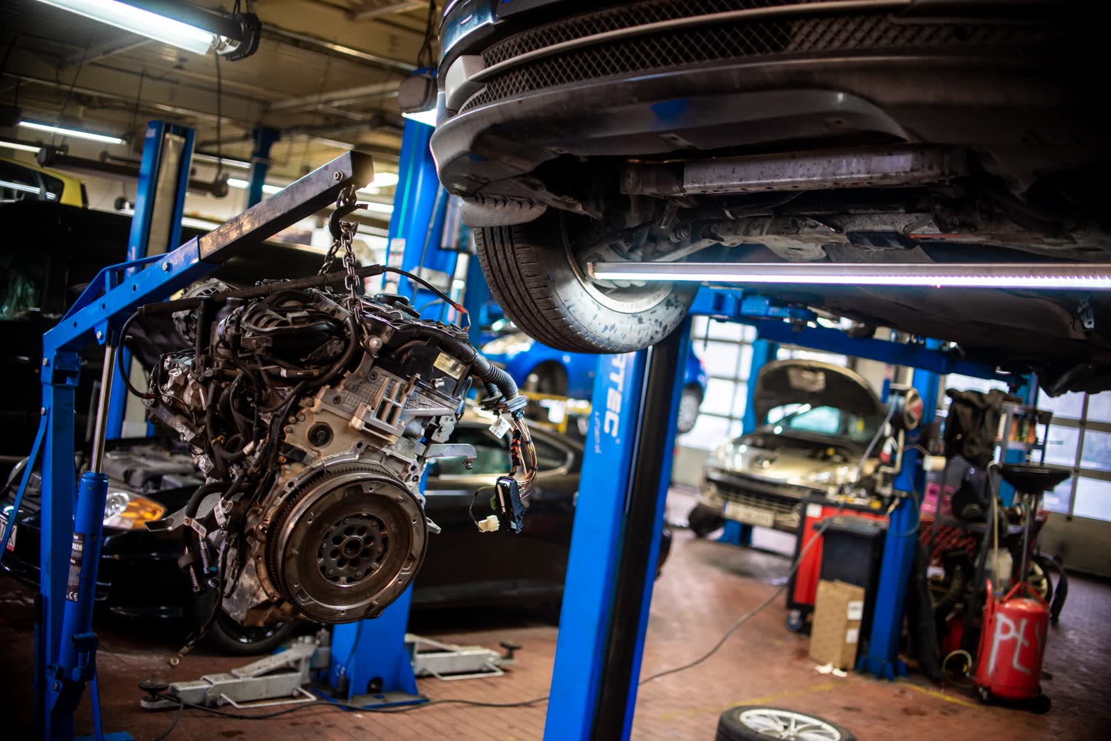 Poczekalnia dla kierowcow