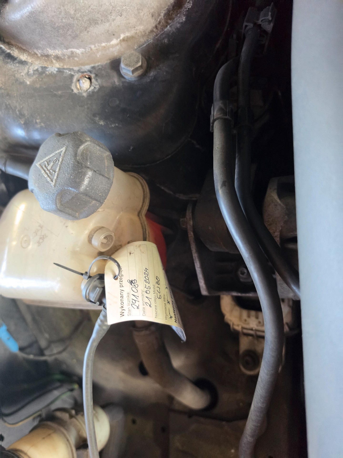 Informacja o wymianie oleju - CITROËN C5 III Break