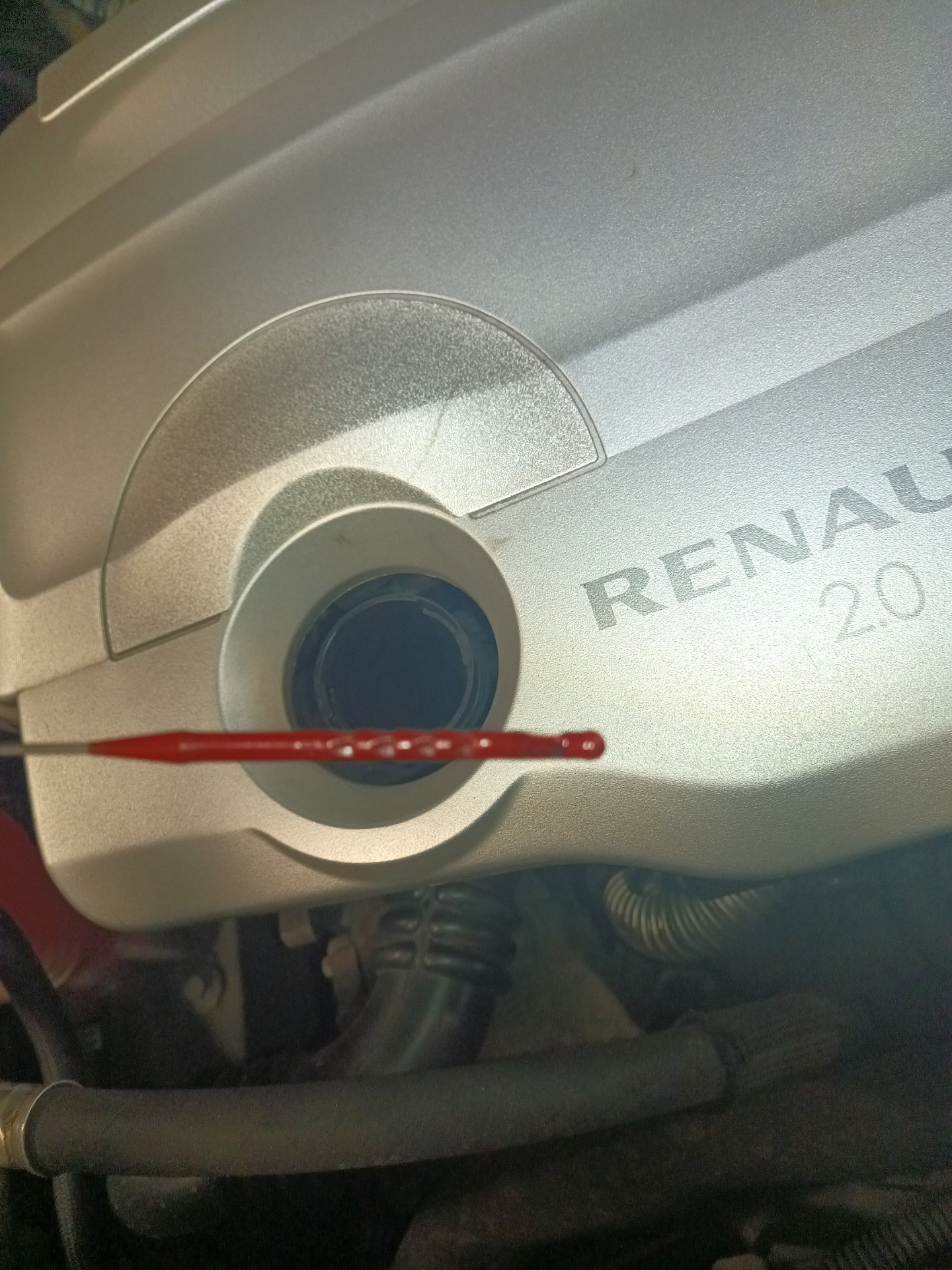 Poziom oleju silnikowego - RENAULT LAGUNA III