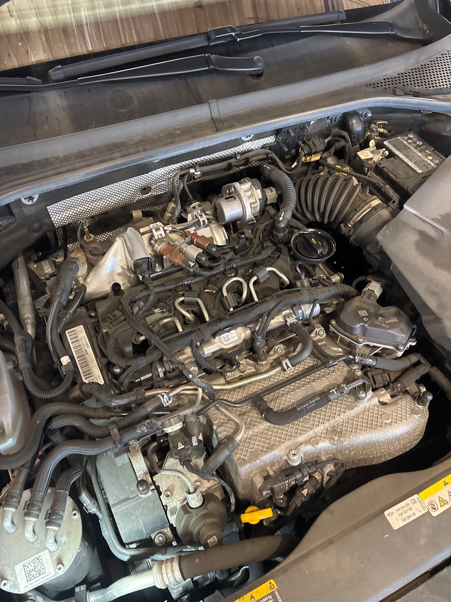 Kontrola szczelności - VW PASSAT B8 Variant