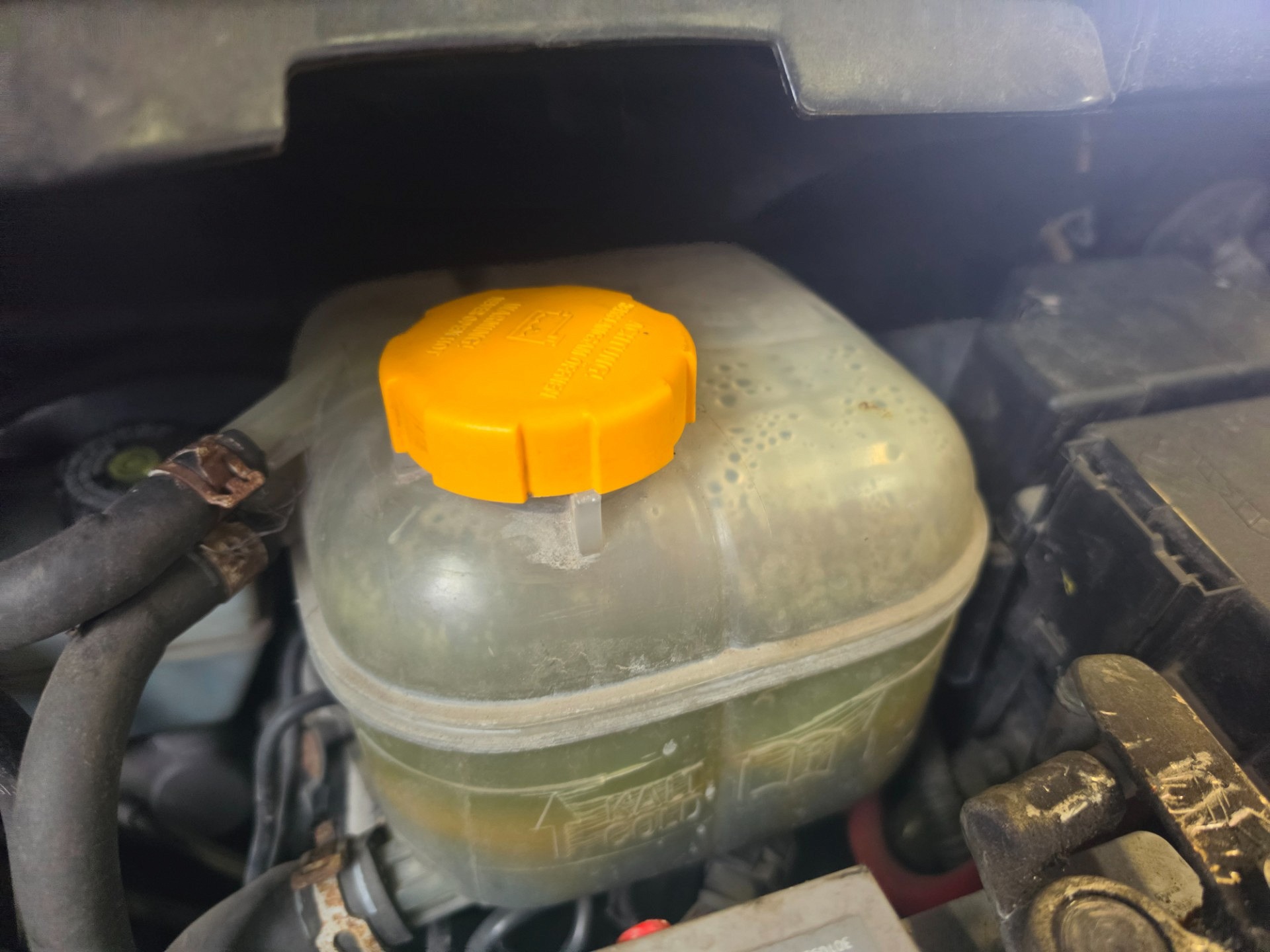 Poziom płynu chłodniczego - OPEL ZAFIRA / ZAFIRA FAMILY B